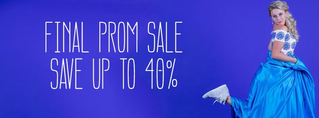 FINAL PROM SALE! Save Up to 40% Designer Dresses. Desktop Image